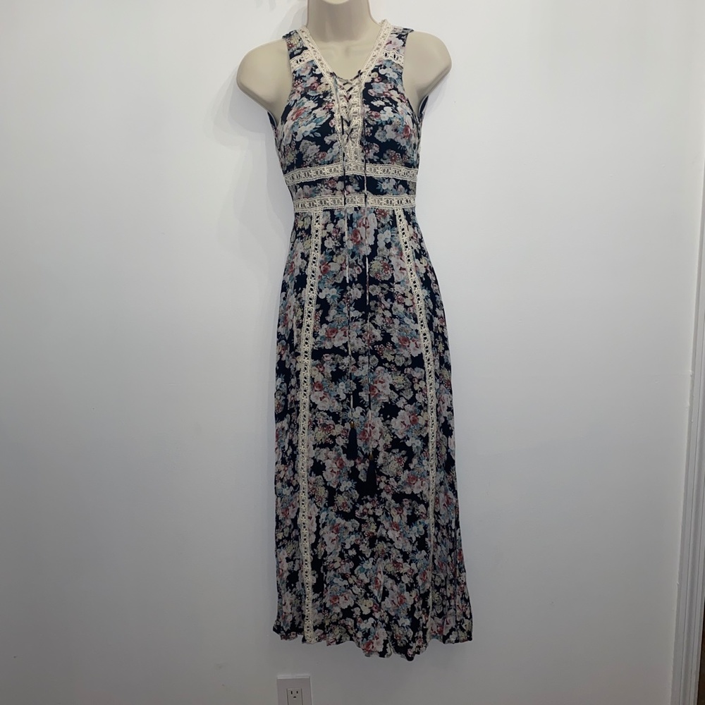 LuLu's Maxi Boho Floral Sundress